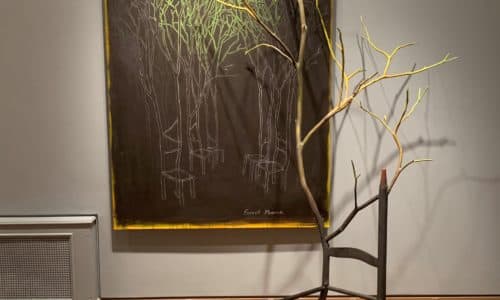 Ana Flores, Detail of Tropism, 2021, Cast aluminum/blown glass, Courtesy of the Artist.